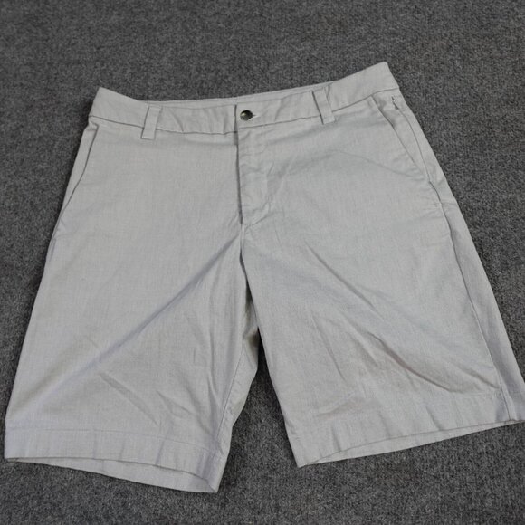 Lululemon Mens Commission Shorts 32 Gray Solid 9" In LM7AK7S - Picture 1 of 11